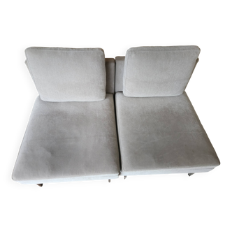 Lot of 2 armchairs Stricto sensu Didier Gomez for Cinna