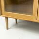 Mid Century Display Case in light oak by WK Möbel, 1970s