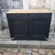 Vintage art deco abyssal blue buffet