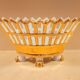 Old golden cut in vintage faience nineteenth century