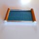 Art deco tray, glass, wood and metal 1930