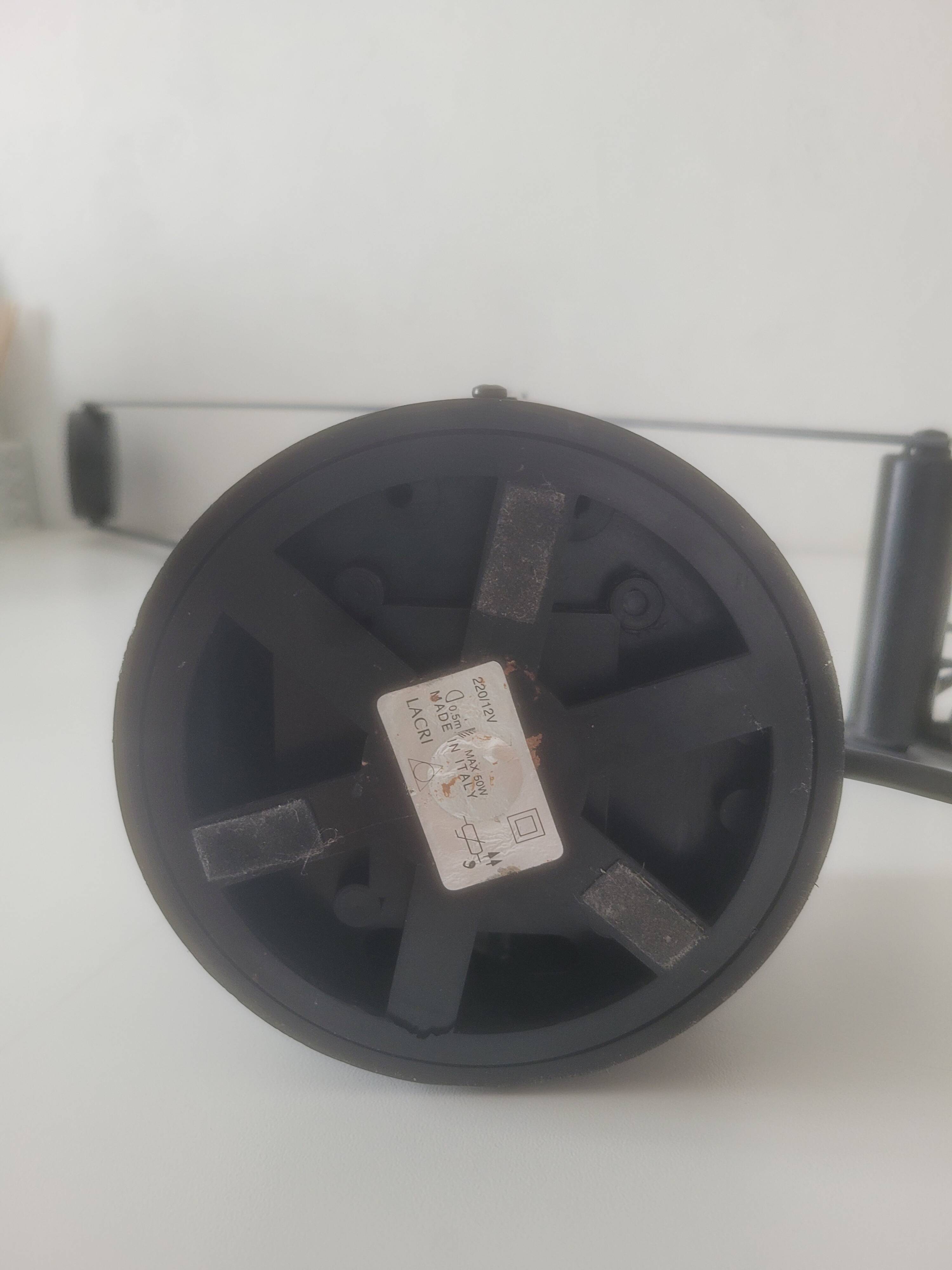 Desk lamp with balance wheel lacri italy