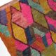 Moroccan Berber boujaad carpet with colorful patterns 250x156cm