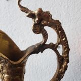 Large golden patina ewer