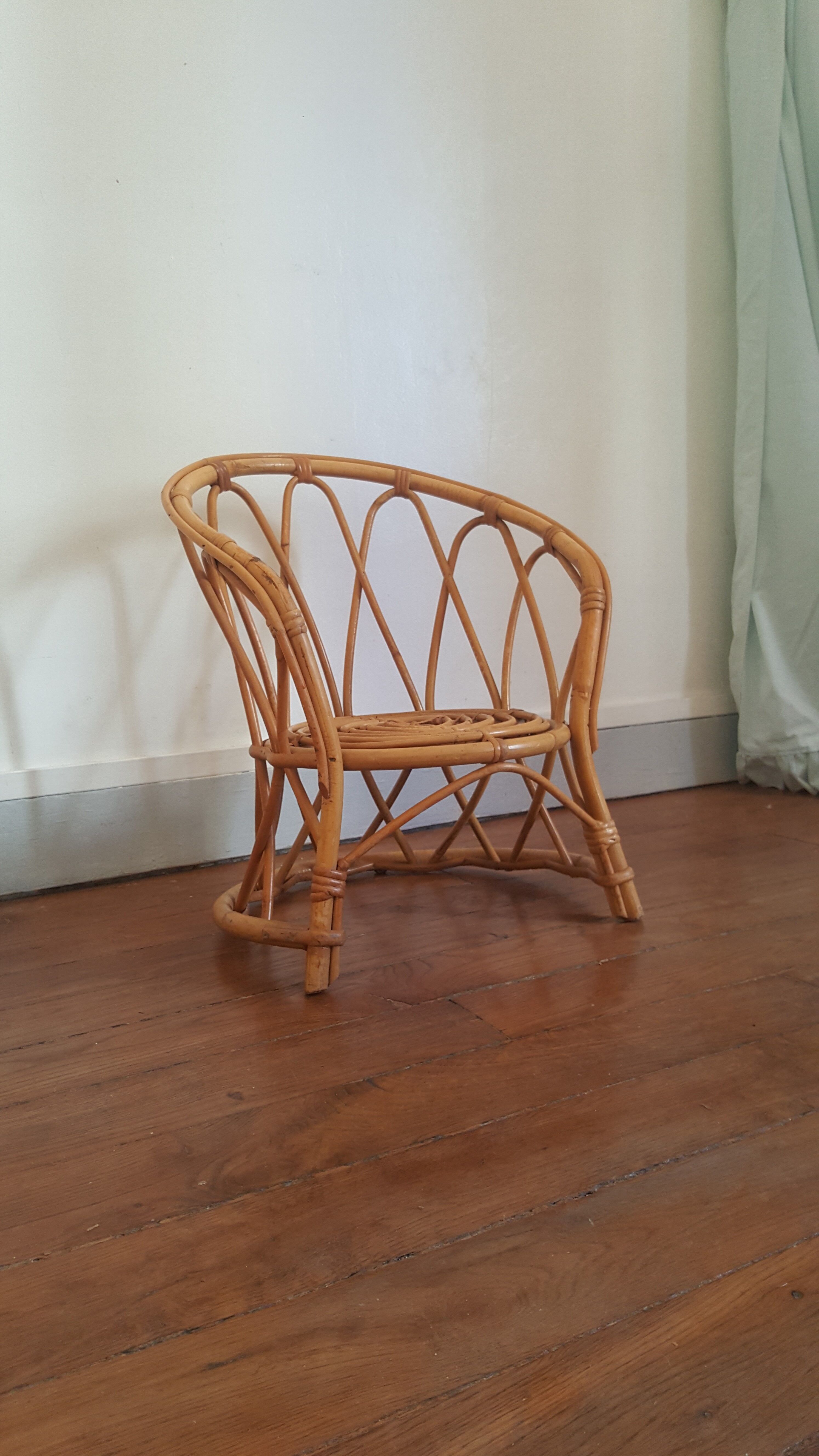 rattan child chair
