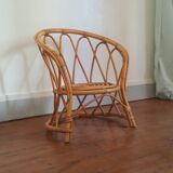 rattan child chair