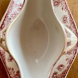 Saucière Saint Amandinoise décor Les Oeuillets