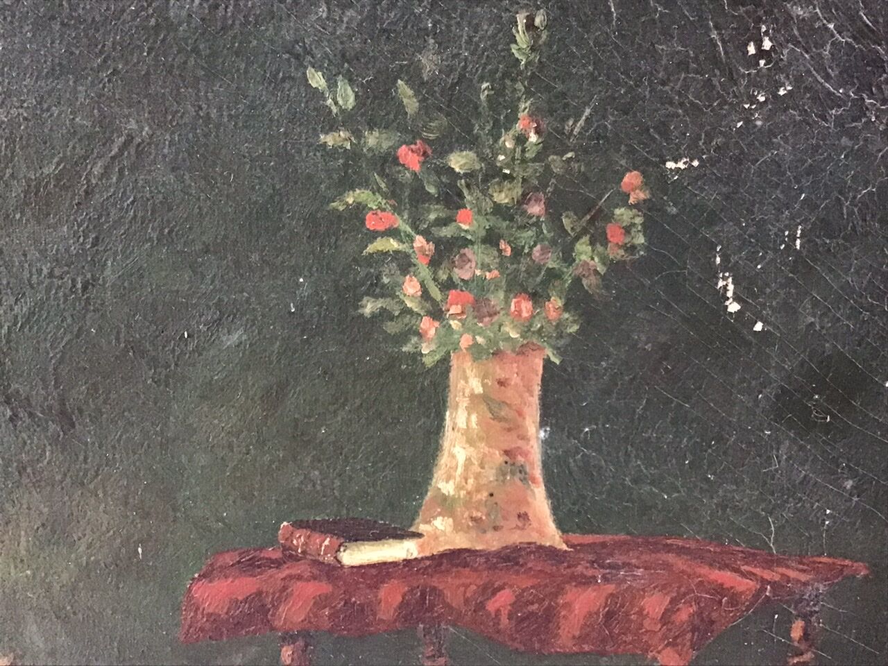 Huile sur toile 1920 l’après repas au boudoir