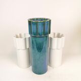 Modern Scandinavian set of 3 Konvex vases by Karin Björquist Gustavsberg, Sweden.