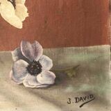 "The anemones" painting by J.David