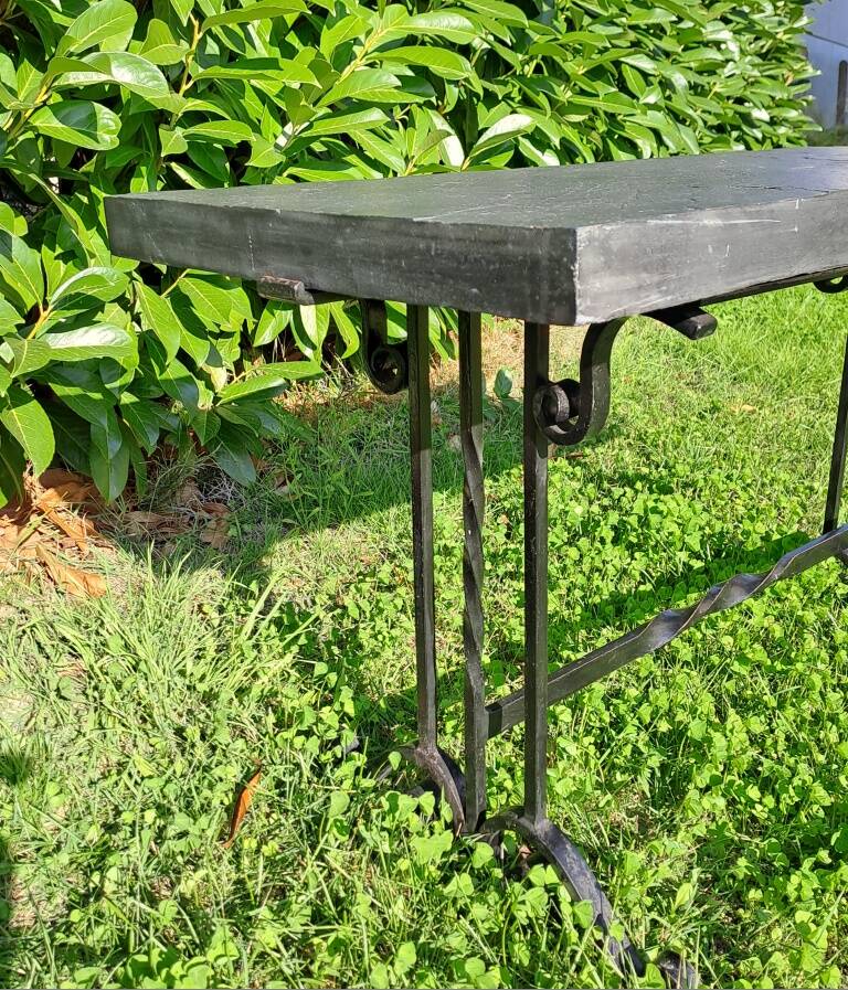 Table basse ardoise