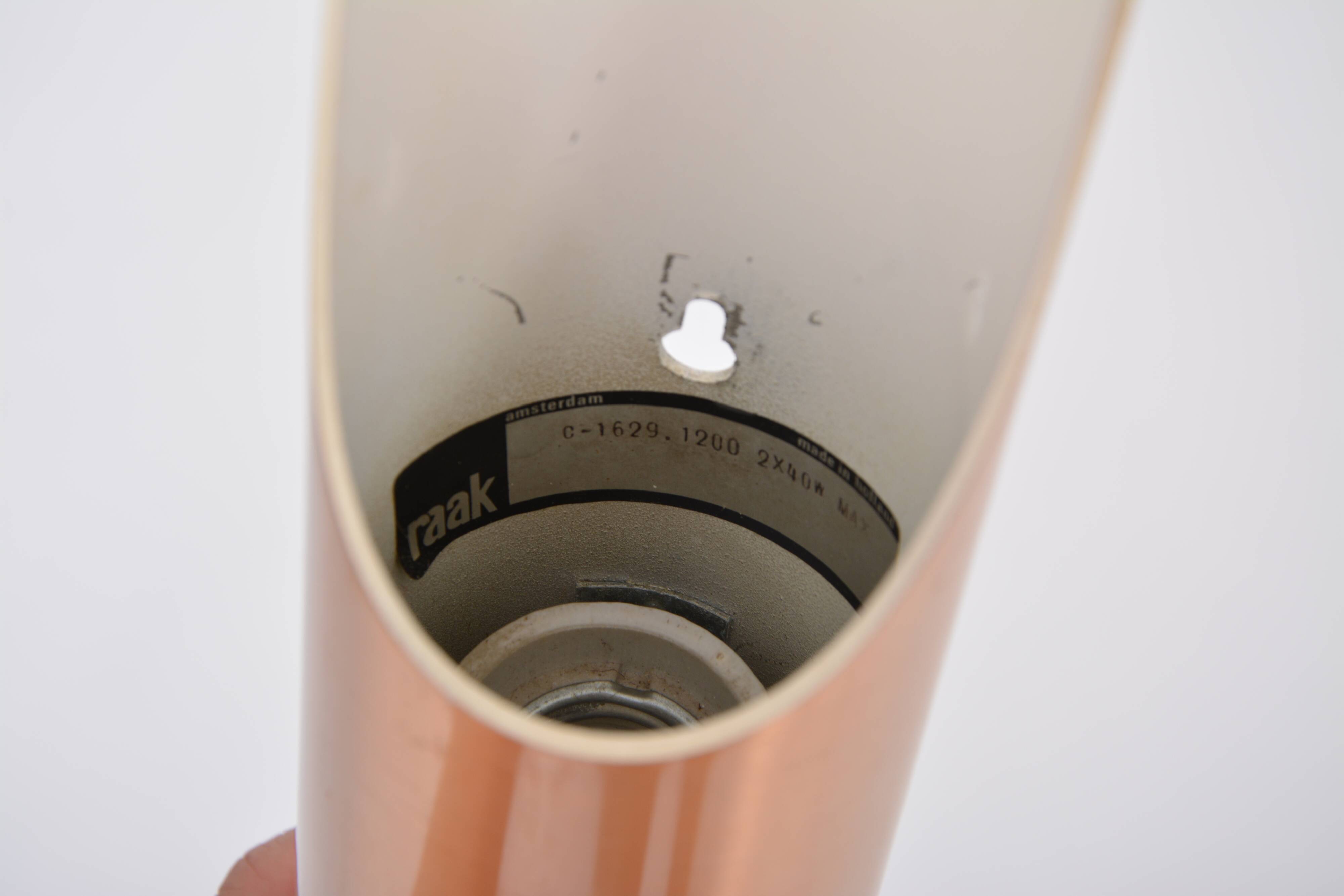 Set of six Midcentury Fuga metal wall light by Maija Liisa Komulainen for Raak