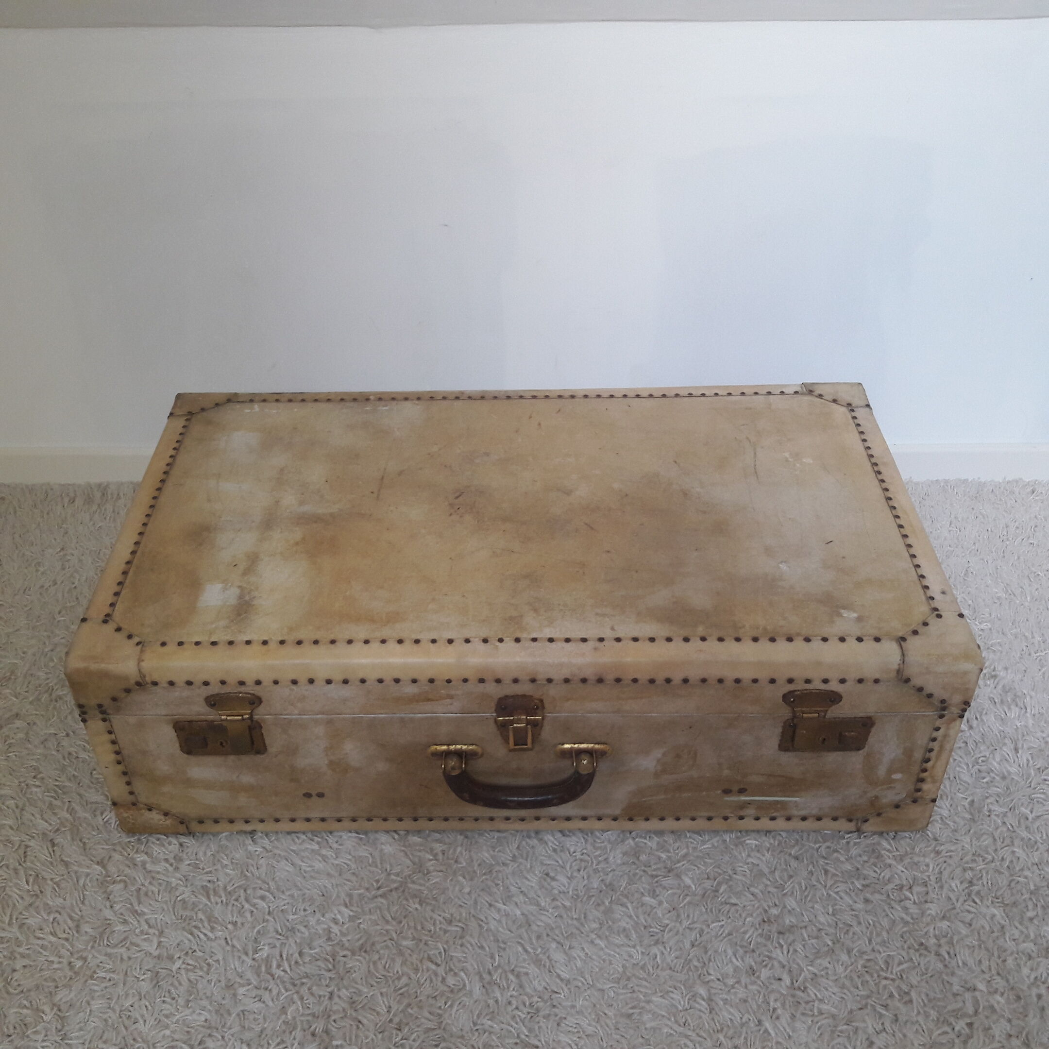 Vintage "parchment" case