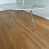 Glossy round table Antonio Citterio