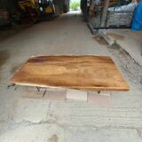 Table basse en bois exotique