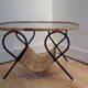Table basse rotin