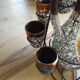 Vintage liqueur service signed Vallauris