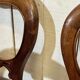 Suite de 8 chaises anglaises en acajou de style Victorien