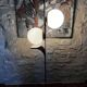 Brutalist floor lamp