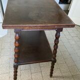 Dark wood table