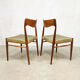 Set of 4 Danish chairs Niels O. Møller for J.L. Møller møbelfabrik
