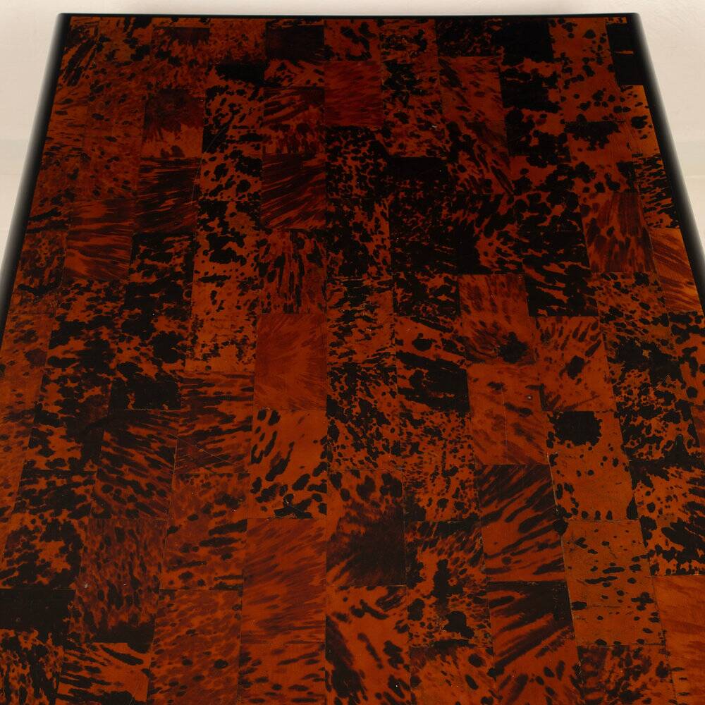 Tortoiseshell table by Roberto Jodice for Ottini Milano, 1975