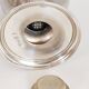 Silver-plated metal sugar shaker, sugar bowl