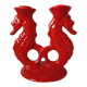 Ceramic seahorse candlestick by Bitossi