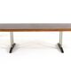 Rosewood / walnut coffee table 'Drachten' - mid century modern