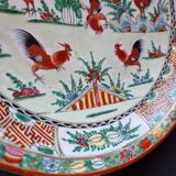 Large soup plate in Macao porcelain (1971), authentic wine piece