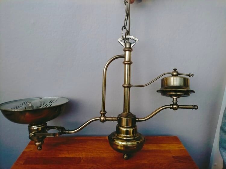 Lustre suspension billard