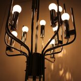 Chandelier from Sciolari in chromed metal, 1970