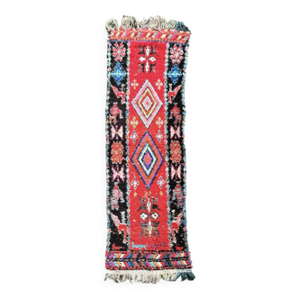 Tapis rouge berbere boucherouite