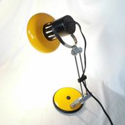Articulated lamp in lacquered steel, Aluminor, France, 1980.