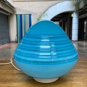 Lampe - Barbini - Murano bleu - années 70