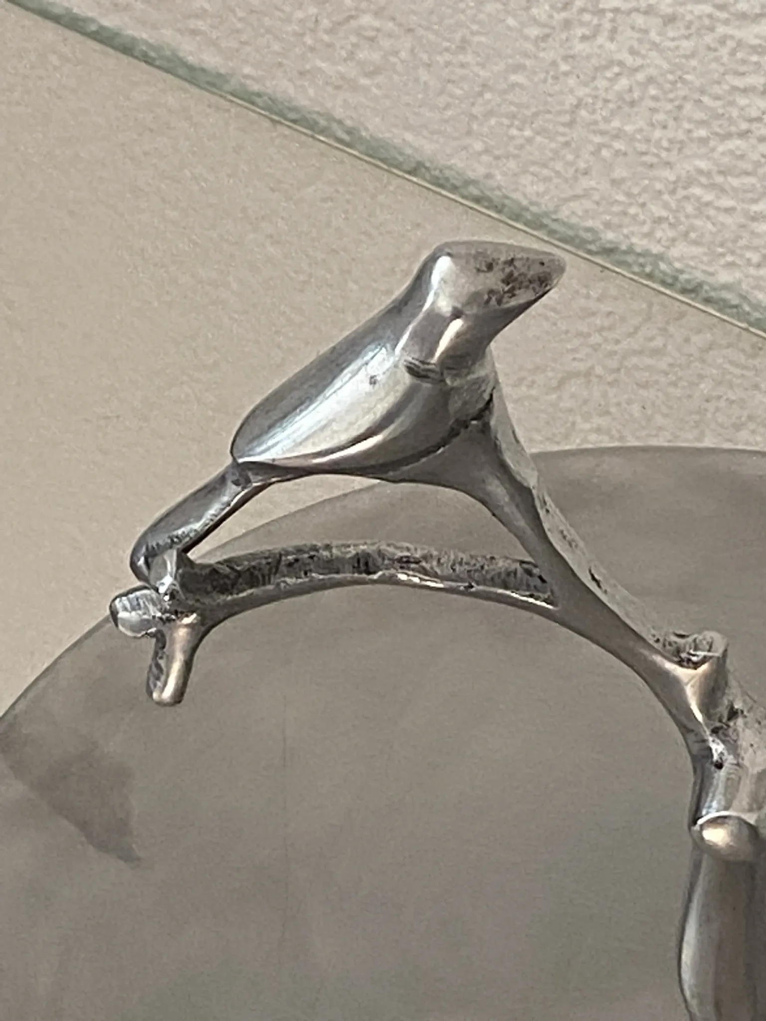 Polished aluminium plate