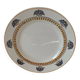 Round plate Longwy Art Deco