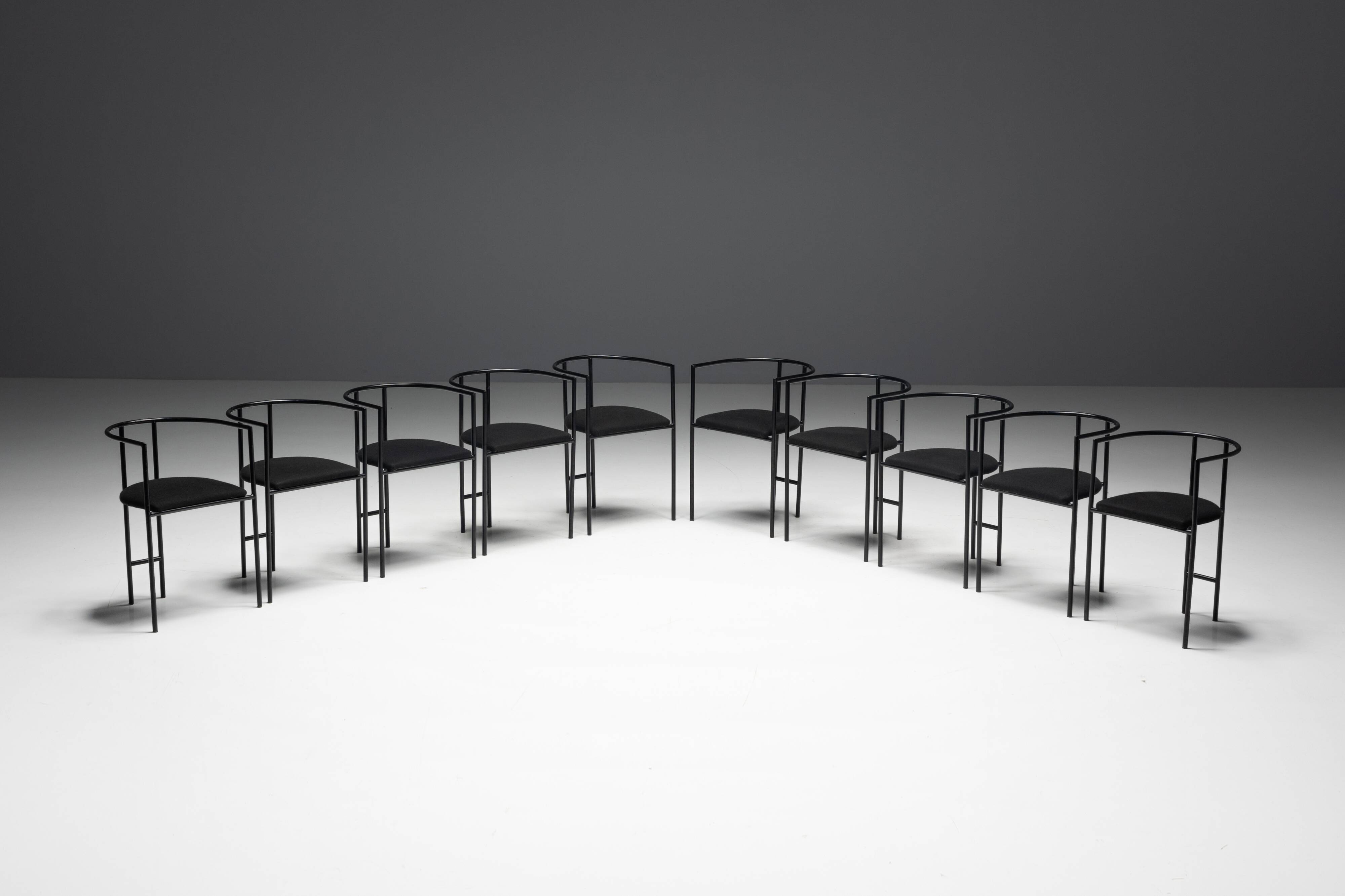 Postmodern "Tokyo" Armchairs by Rodney Kinsman for Bieffeplast, Italy, 1980s