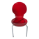 Vintage red plexi and chrome chair