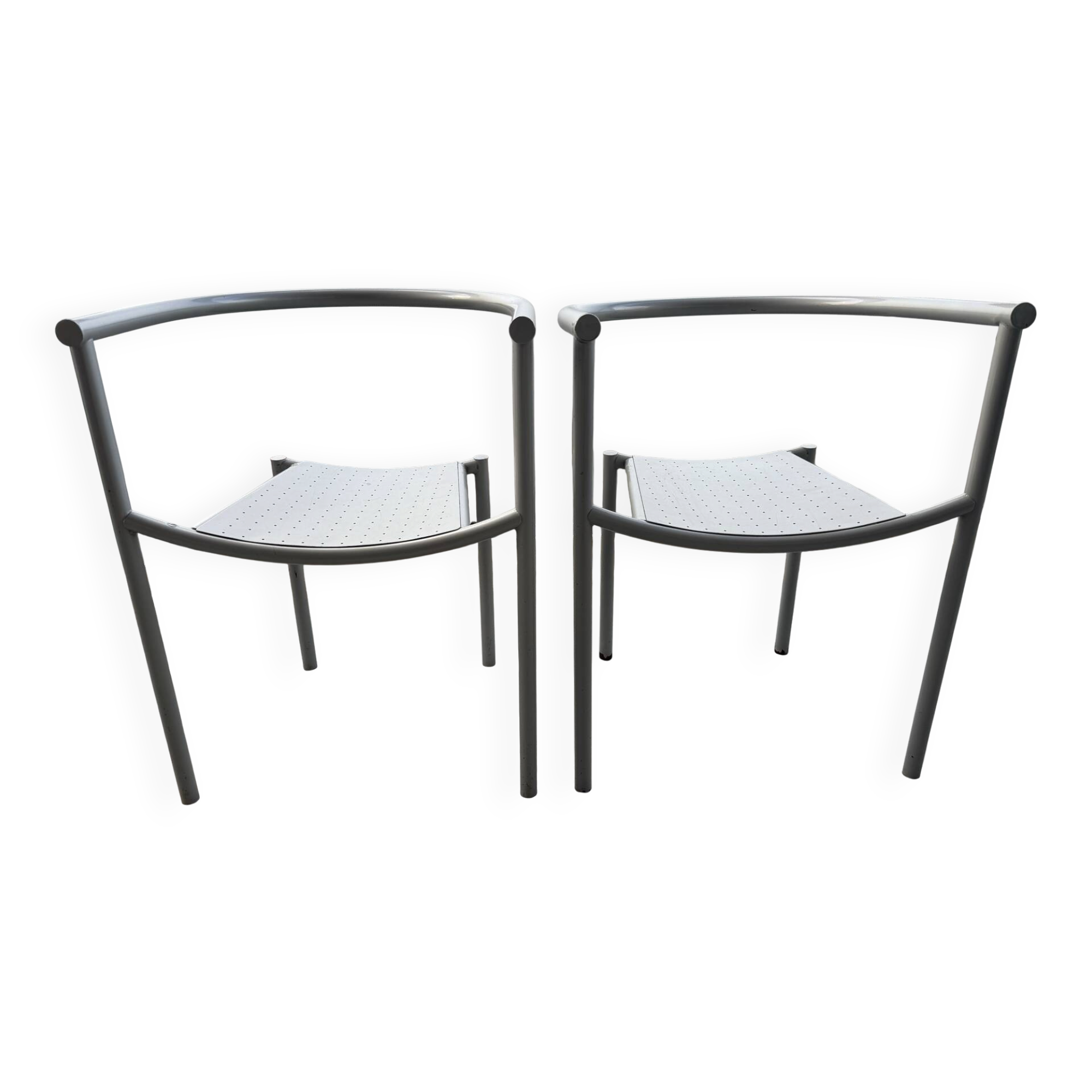 2 chairs by Von Vogelsang Philippe Starck