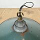 Industrial Green Enamel Light, 1950s