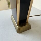Diderot Sarco black and gold lacquered table lamp
