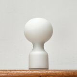 Vintage minimalist glass table lamp from the space age by Jean Paul Edmonds Alt for Philips, 1970s.