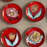 Dessert plates Cérenne Vallauris