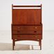 Restored teak bureau desk