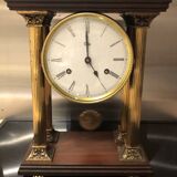 Terminal pendulum in wood and gilded metal