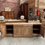 Solid oak enfilade from the 19th century.