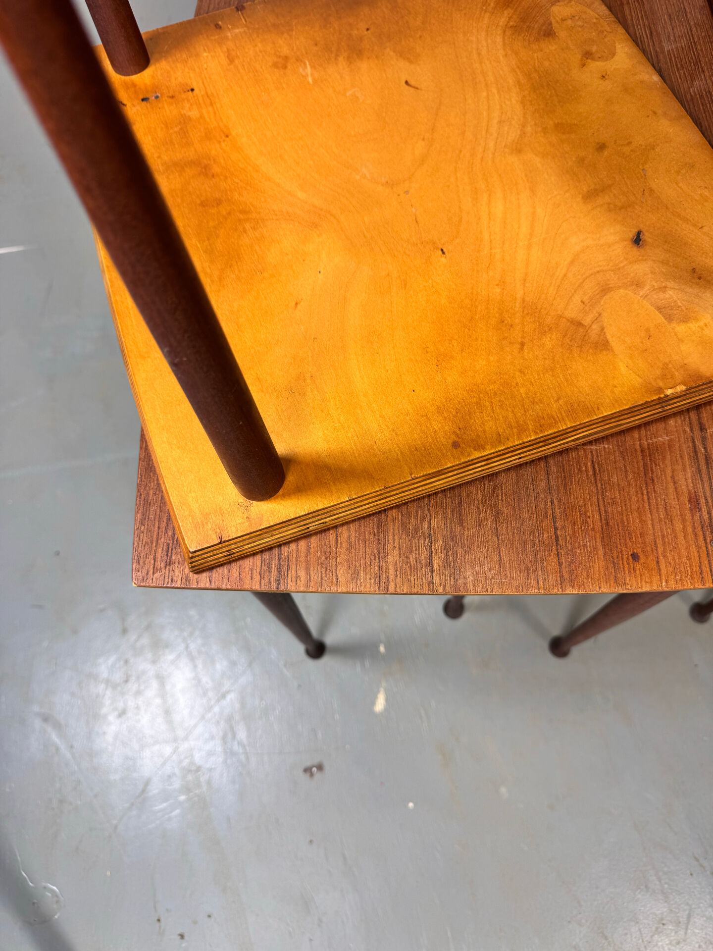 Scandinavian nesting tables in teak from the mid-century, set of 3.