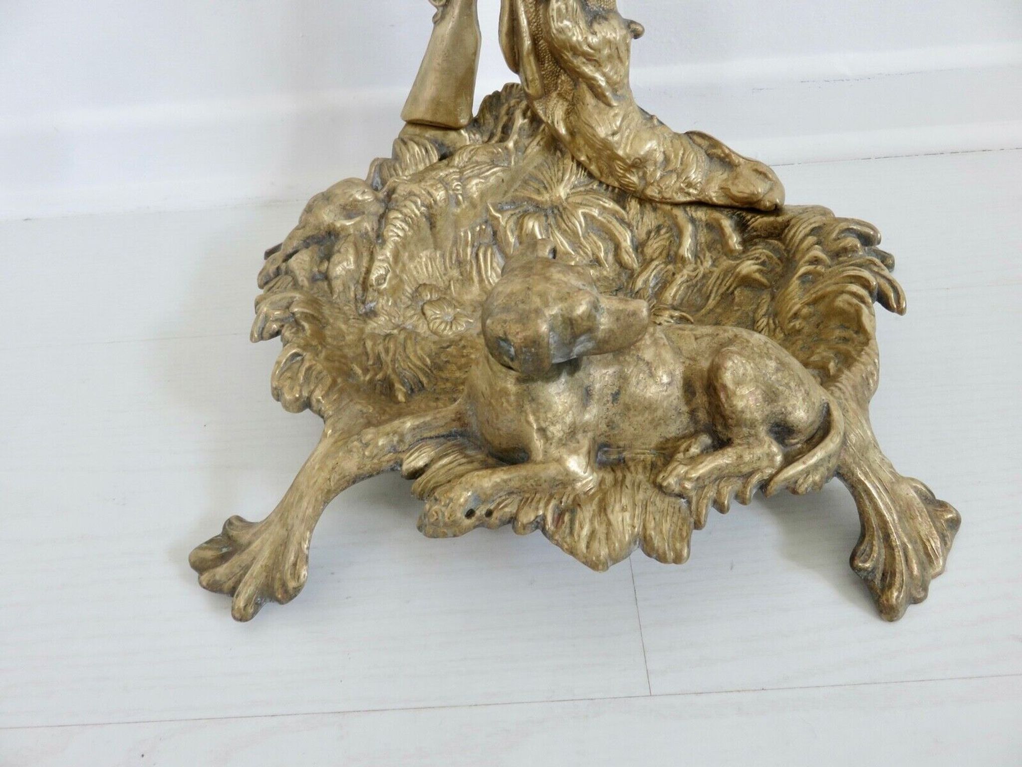 Umbrella door, bronze art deco cane holder