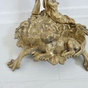 Umbrella door, bronze art deco cane holder